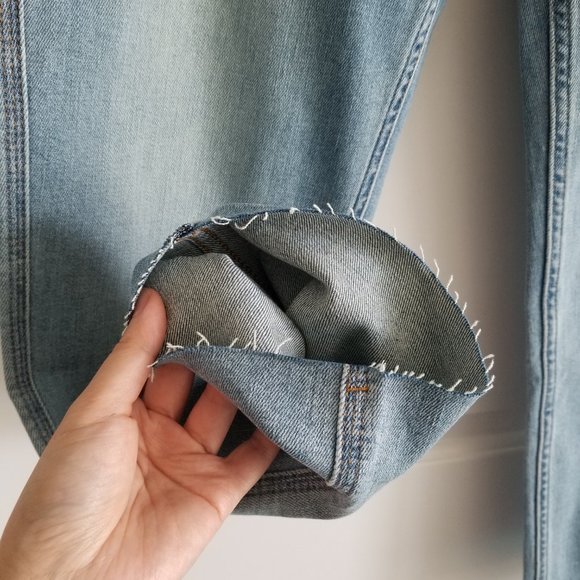 NWOT High Rise Light Blue Straight Leg Ankle Jeans – Size 28 - Picture 10 of 10